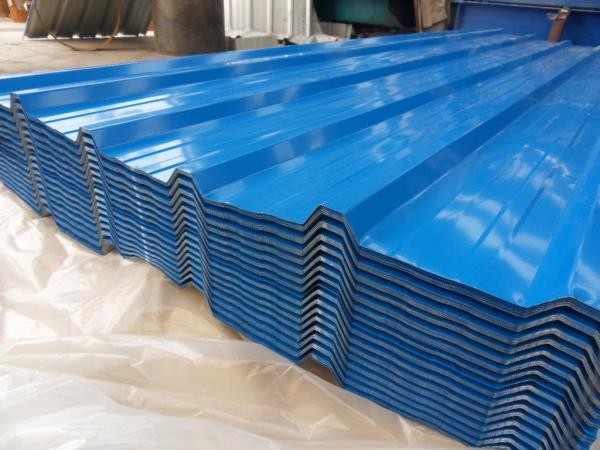 Bule Galvanized 0.4 Mm Roof Steel Sheet T Shape 25-205-1025mm