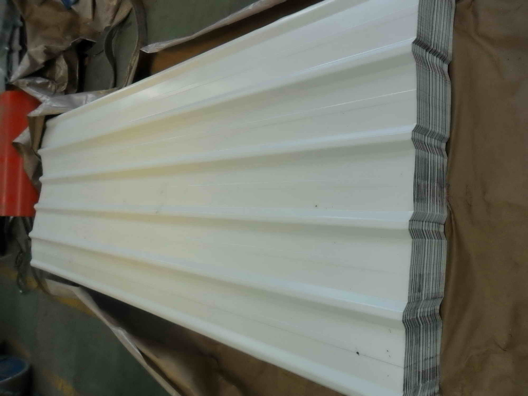 White Galvanized 0.35 Mm Roof Steel Sheet T Shape 25-205-1025mm